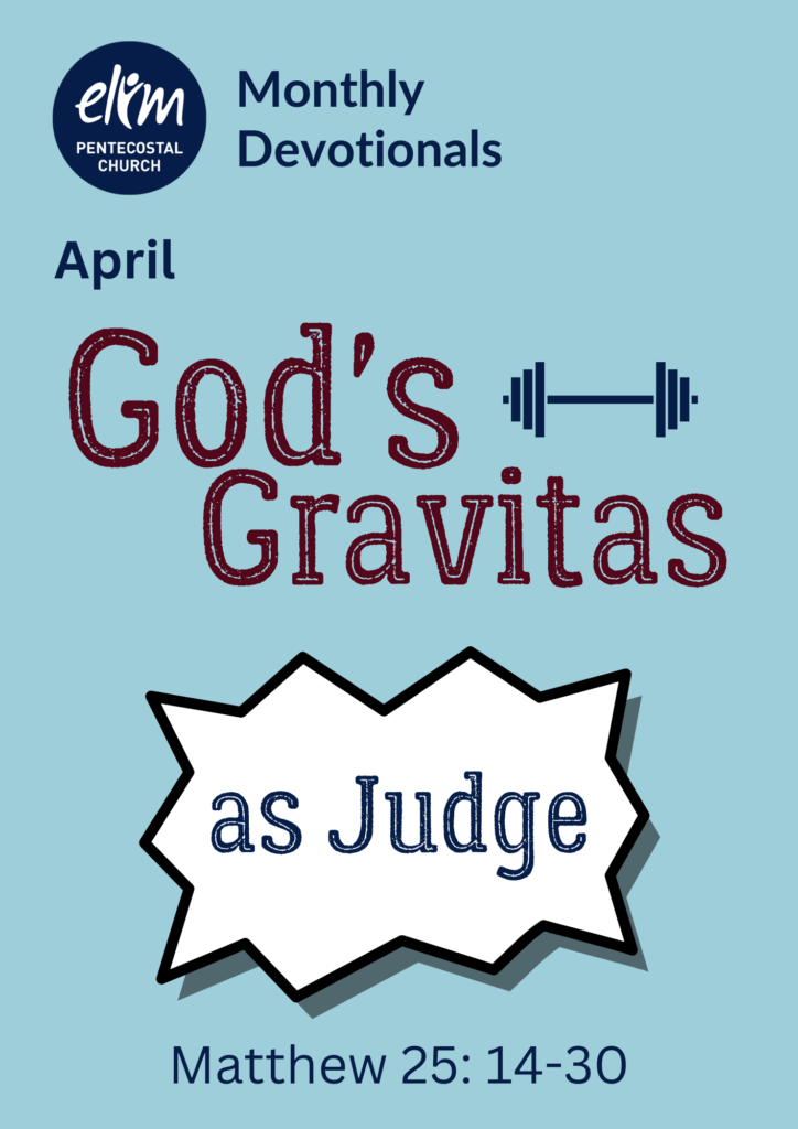 'As judge' devotional